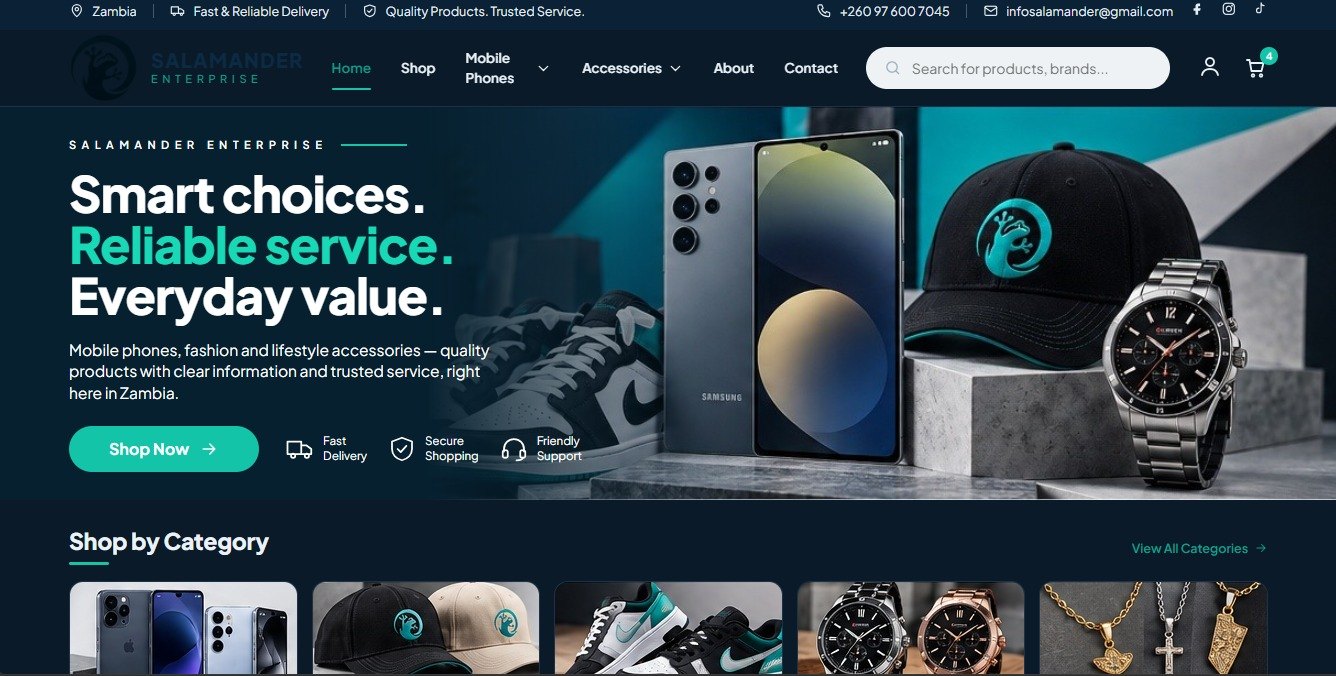 E-commerce store built on the Passly platform